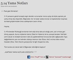  5.14 Yama Notları