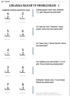 İLKOKULLAR İÇİN ETKİNLİK TEST VE UYGULAMALAR