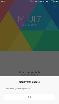 Xiaomi Mi 5 Güncelleme Sorunu