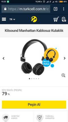 TURKCELL'de Kablosuz Kulaklık Tanesi 40 TL - Amazonda 55 Dolar Saldırın!