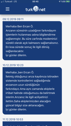 TurkNet Destek Burada