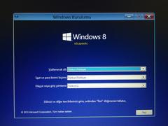  WIN8.1 OEM Lisans - Temiz Kurulum (Lisans Kaybetmeden) (UEFI)