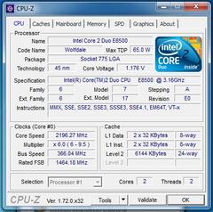 İntel Core 2 Duo E8500 3.16GHZ/6M/1333/LGA775/Rev.E0