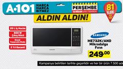A101 Samsung ME732K/AND Mikrodalga Fırın 175 TL (ankara) | DonanımHaber  Forum