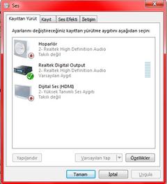 Windows 7 Realtek Ses Kartı Sorunu Hk. | DonanımHaber Forum
