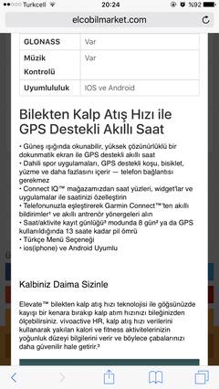 Garmin Akıllı Saat