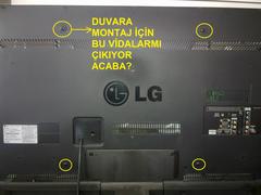 LG 42LW5400 TV DUVARA MONTAJ NASIL YAPILIR? | DonanımHaber Forum