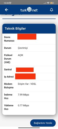 Turknet Yapa'dan Vae geçiş internet ve telefon yok