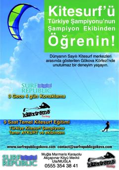  Gökova'da Kite Surf ve Tatil Keyfi (Surf Republic Gökova)