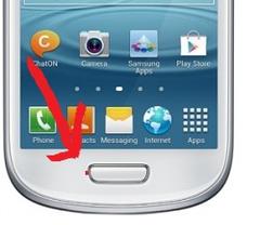  Samsung galaxy s3 mini home tuşu ışık sızdırma