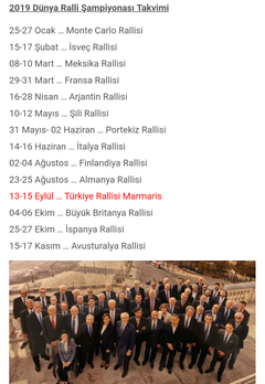 WRC 2018 Marmaris Gezi Etkinliği