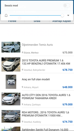 Ogretmenden Toyota Auris 2013 1.6 Premium Otomatik  Full+Full Lpg li Ekstrali 68 bin km de