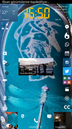  Windows 10 Mobile Ana Ekranlarınız