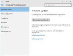  Windows 10 Güncelleştirme Engellemesi ACİL.