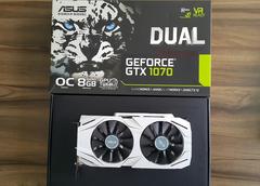 İndirim !! Satılık ASUS DUAL GTX 1070  OC (2.5 Sene Türkiye Garantili Full Kutulu)