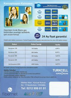  Superonline'nın kapıma koyduğu limitsiz fiber internet broşürü!