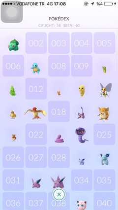  Satılık 'Pokemon Go' Hesapları (LEVEL 20) 5TL