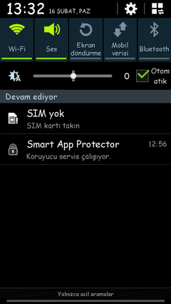  Samsung Galaxy S4  sim kart sorunu