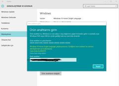  Formattan Sonra Windows 10 Ürün Anahtarı Sıkıntısı