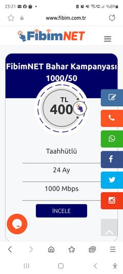 NetBone Telekom 100 mbit 209 TL