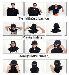 T-Shirt ile maske yapımı [Muhteşem] | DonanımHaber Forum