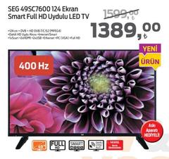  SEG 49SC7600  124 EKRAN SMART FULL HD UYDULU LED TV