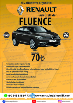 Fluence Araçlar İçin Gizli Özellikler