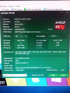 (SATILDI) AMD FX 8320 3.5 GHz İşlemci