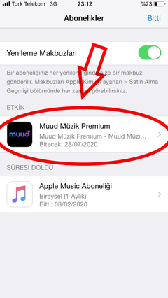 Iphone Muud İptal Etme