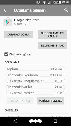  Google play hizmetleri aşırı pil kullanıyor