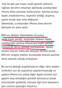 Yurtdışından Getirilen iPhone’lara Servis Şoku! 