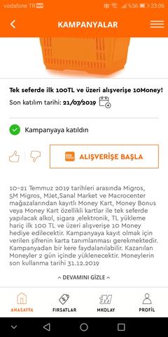 Migros 100/30 Money (bitti)
