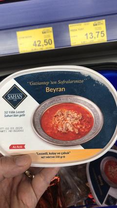 SAHAN 1970 Beyran 330 gr 19.90 TL 29 MART