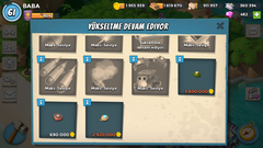  Satılık 62. LEVEL BOOM BEACH HESABI 250 TL