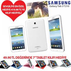  N11 ve Sevgililer gününe Özel fırsat kılıf Hediyeli Samsung Galaxy Tab 3 T210 7'' Beyaz Tablet Pc