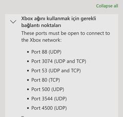 Xbox Series S'de NAT Türü : Kullanılamıyor hatası