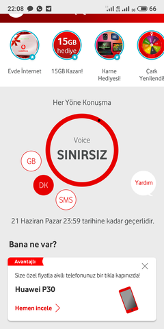 Vodafone Limitsiz Tarifeler! (ANA KONU)