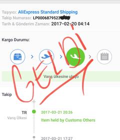 Aliexpress Standard Shipping Mağdurları - TÜM KARGO MAĞDURLARI TOPLANIYORUZ!