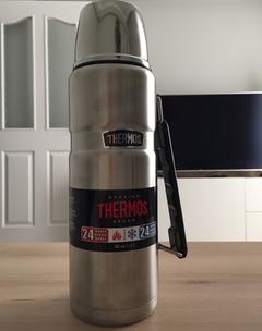 [ARALIKLARLA YENİLENİYOR] Thermos Stainless King 40 Ounce Beverage Bottle, Stainless Steel | 14.53$