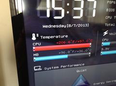  İşlemcimde Isınmış Gibi Görünme Problemi (CPU ısınmadığı halde 100° gözüküyor.)