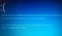  Windows 10 'video_dxgkrnl_fatal_error' hatası