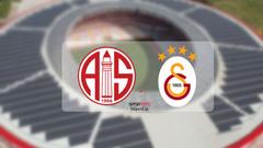  STSL 2017-2018 4. Hafta | Antalyaspor - Galatasaray 10.09.2017