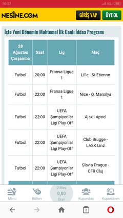 Iddaa Tahminler 