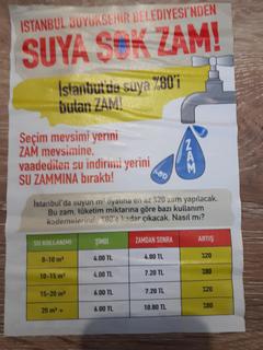 SUYA ŞOK ZAM! İstanbul'da suya %80'i bulan ZAM! 