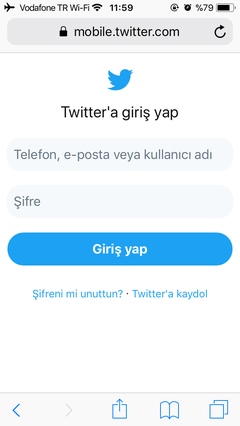 Iphone 5s Safari Uzerinden Mobil Twitter A Girmiyor Yardim Destek Hkn