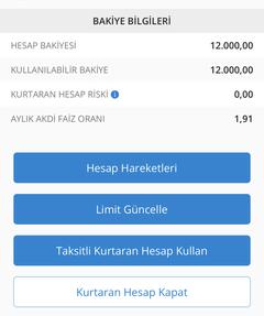 Denizbank 1.36 faiz  12 ay taksit