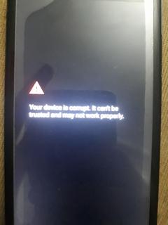LGK350TR YOUR DEVICE IS CORRUPT HATASI