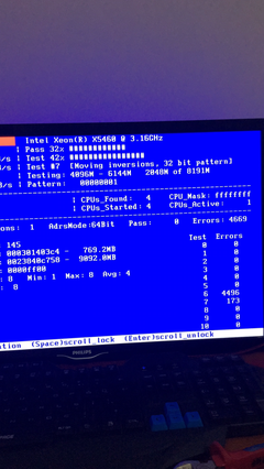 Ramların memtest sonuçları hk.