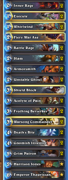  Warrior Deckleriniz/Stratejileriniz