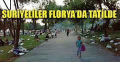  Florya plajındaki Suriyeliler sosyal medyada tartışma yarattı